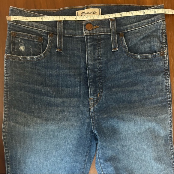 Madewell 10” High-Rise Skinny Jeans: Drop Step-Hem | Everton wash | size: 27 - Picture 15 of 15